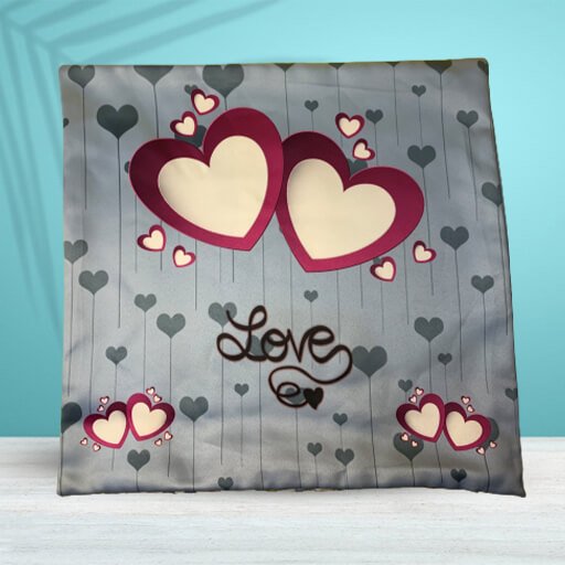Personalized LOVE plus Quotes Printed Pillow